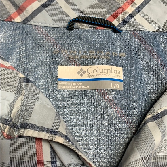 Columbia Omni-shade button down shirt L - Picture 3 of 7